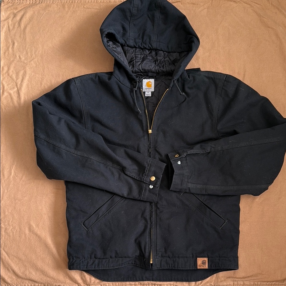 2013 Carhartt Insulated Black Canvas Jacket